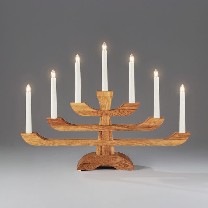 Adventsljusstake Gnosjö Konstsmide 7L på Fot H39