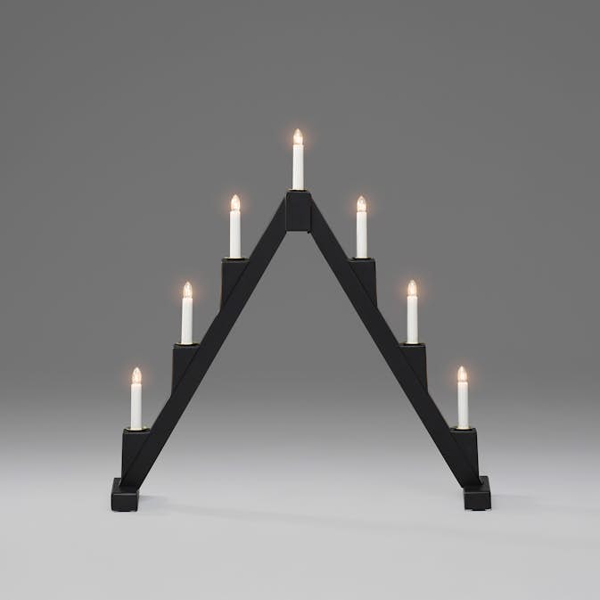 Adventsljusstake Gnosjö Konstsmide 7L Vikbar