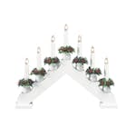 Adventsljusstake Markslöjd Tomas Vit