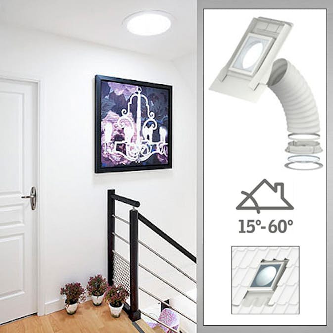 Ljustunnel Velux TWF för Profilerat Tak Flexrör