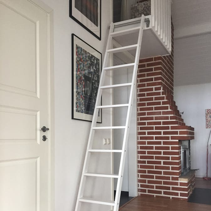 Loftstege Laggo Vit 10-steg