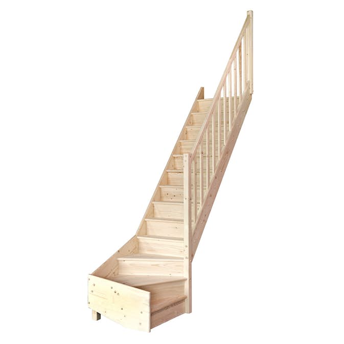Lofttrappa Byggera Tradi Eco L-form