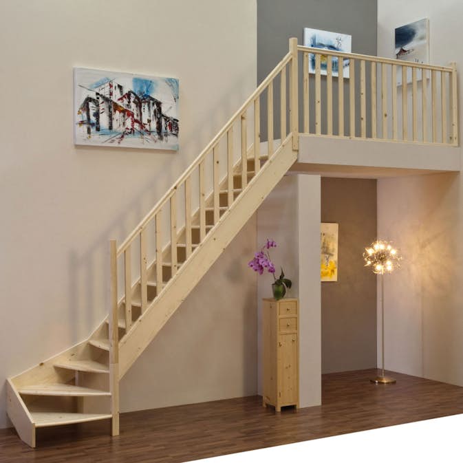 Lofttrappa Byggera Prima L-form