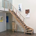 Lofttrappa Byggera Prima L-form