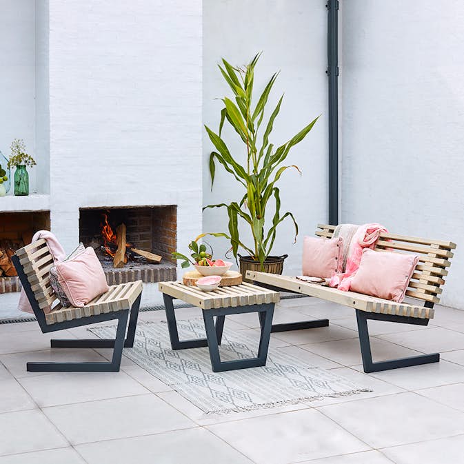 Loungegrupp PLUS Siesta 2 Utomhus