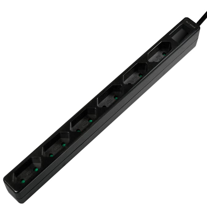 Grenuttag LogiLink Slim Euro 6-vägs 1,5 m