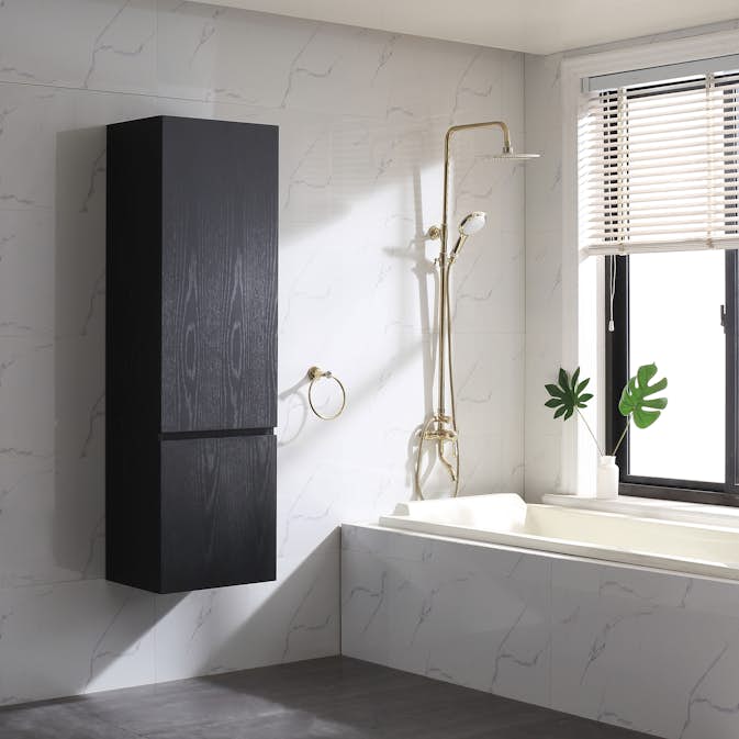 Sidoskåp Bathlife Lättsam Svart