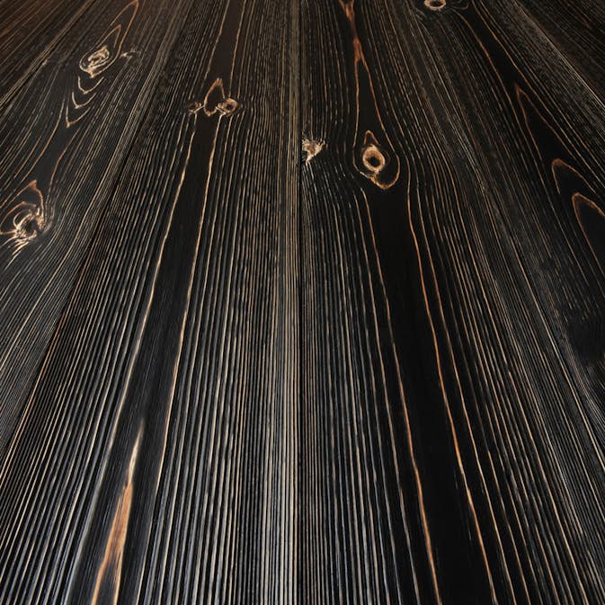 Massivt Trägolv Baseco Antik Svart Furu