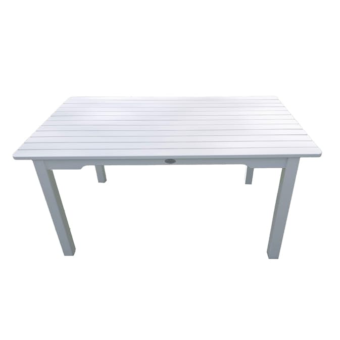 Matbord Eden Wood Holmsund, Vitlaserat Träbord Utomhus 90x150 cm