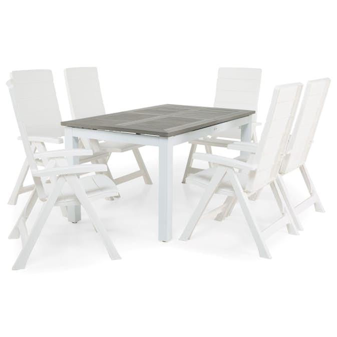 Matgrupp Comfort Garden Monaco Brasilia 152-210 Vit 6