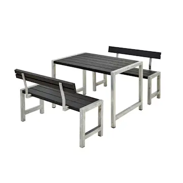 Matgrupp Utomhus PLUS Café med 2 st Ryggstöd