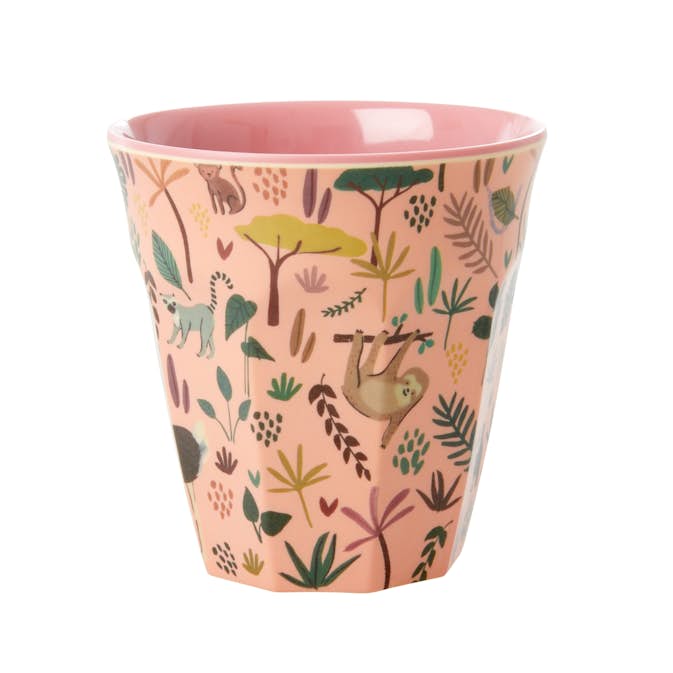 Melaminkopp Rice Medium Sengångare Rosa