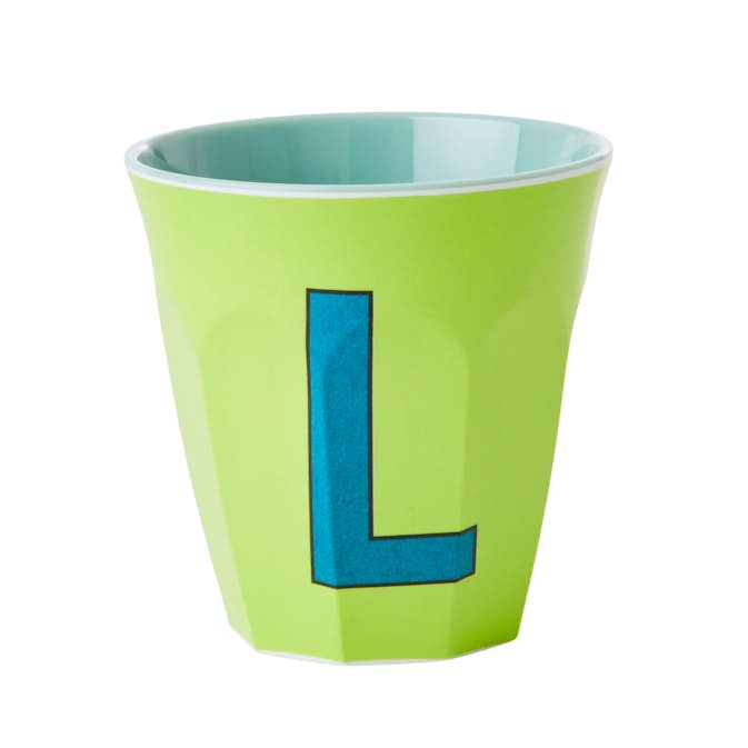 Melaminkopp Rice Medium Bokstav L 30 cl