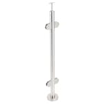 Mellanliggande Stolpe Novoroom Rostfritt Räcke 180°