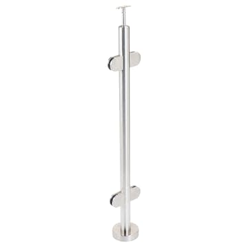 Mellanliggande Stolpe Novoroom Rostfritt Räcke 180°