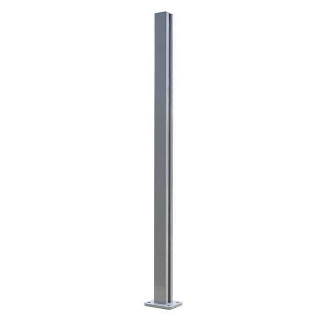 Mellanstolpe Novoroom Aluminium med Fot