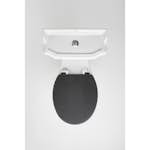 Toalettsits Miller Badrum Classic Svart