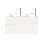 Tvättställsskåp Miller Badrum City 120 för Bänkskiva