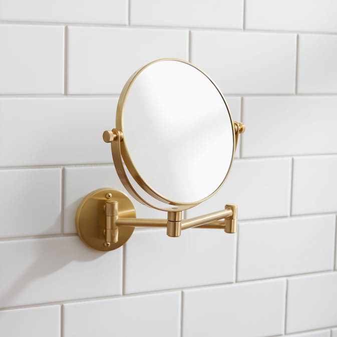 Spegel Miller Badrum Classic Borstad mässing