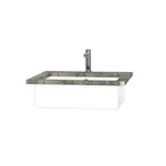 Bänkskiva Miller Badrum Sten 60 Inkl Underlimmat Porslinstvättfat