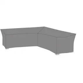 Möbelskydd Hillerstorp Lundamo, Överdrag till Hörnsoffa i Svart PU-Behandlad Polyester