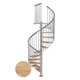 Spiraltrappa Dolle Montréal Bok Oljad Classic 4