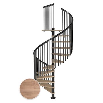 Spiraltrappa Dolle Montréal Ek Vit Oljad Classic 5