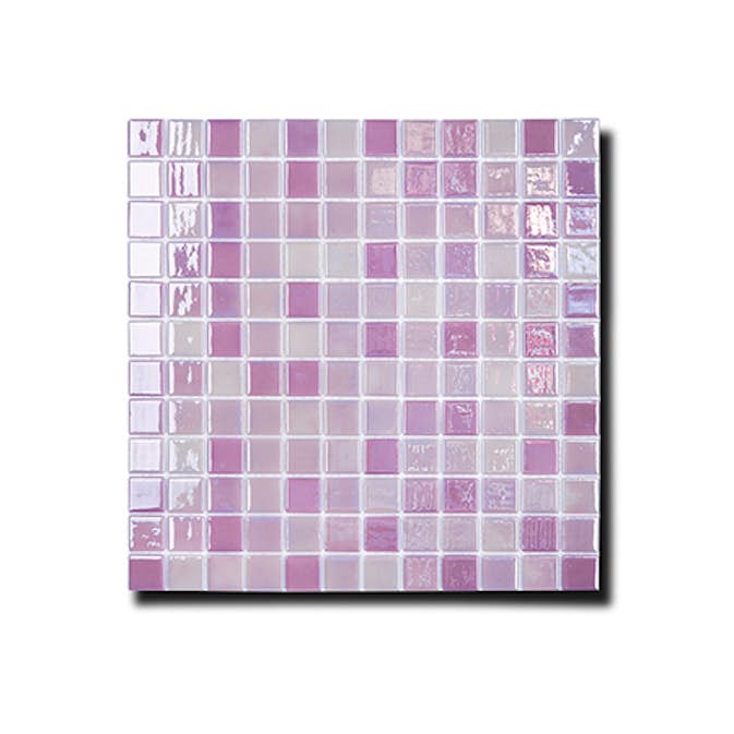 Mosaik Lhådös Glasmosaik Mix Rosa 2,5x2,5 cm
