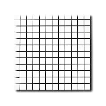 Mosaik Lhådös Glasmosaik Vit 2,5x2,5 cm