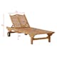 Solsäng Venture Home Ghana med Ställbart Ryggstöd, Teak Utomhus