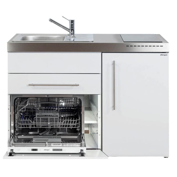 Minikök Intra Premiumline MPGS-120 Med Häll, Diskmaskin & Låda