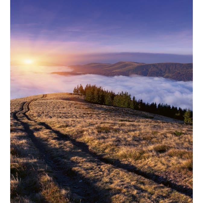 Tapet Dimex Sunrise in Mountains