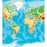 Tapet Dimex World Map