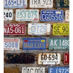 Tapet Dimex Plate Numbers