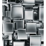 Tapet Dimex Metal Cubes