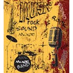 Tapet Dimex Music Orange