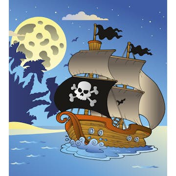 Tapet Dimex Pirate Ship