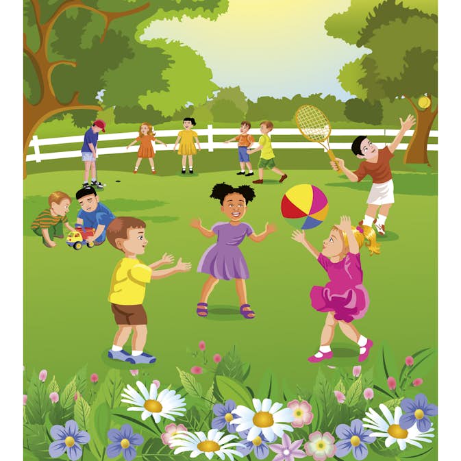 Tapet Dimex Kids In Garden