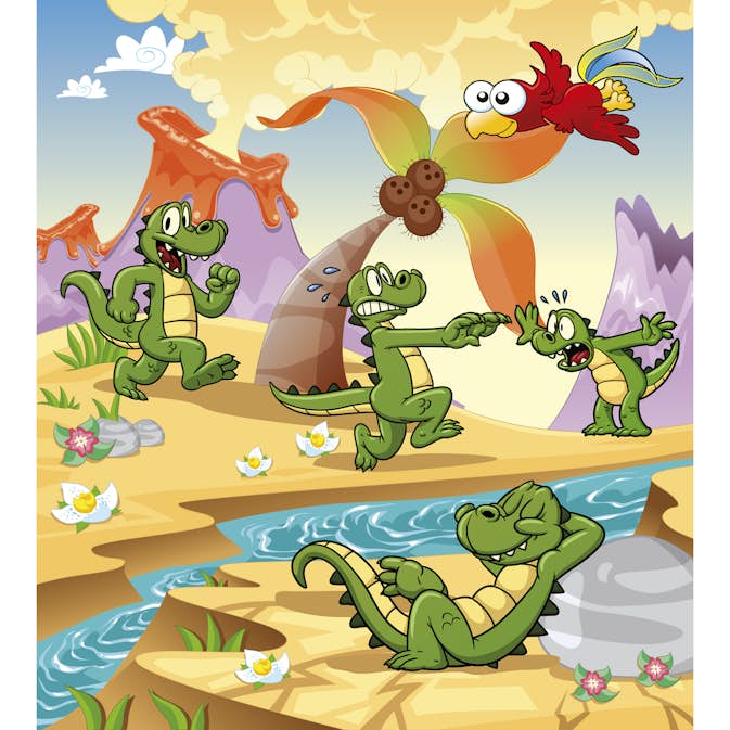 Tapet Dimex Crocodiles