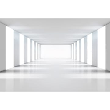 Tapet Dimex White Corridor