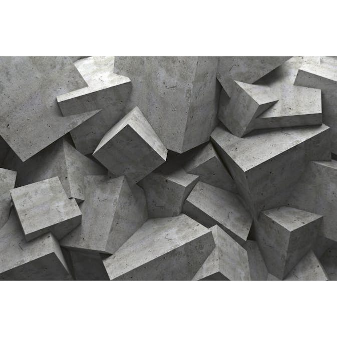 Tapet Dimex Concrete Cubes