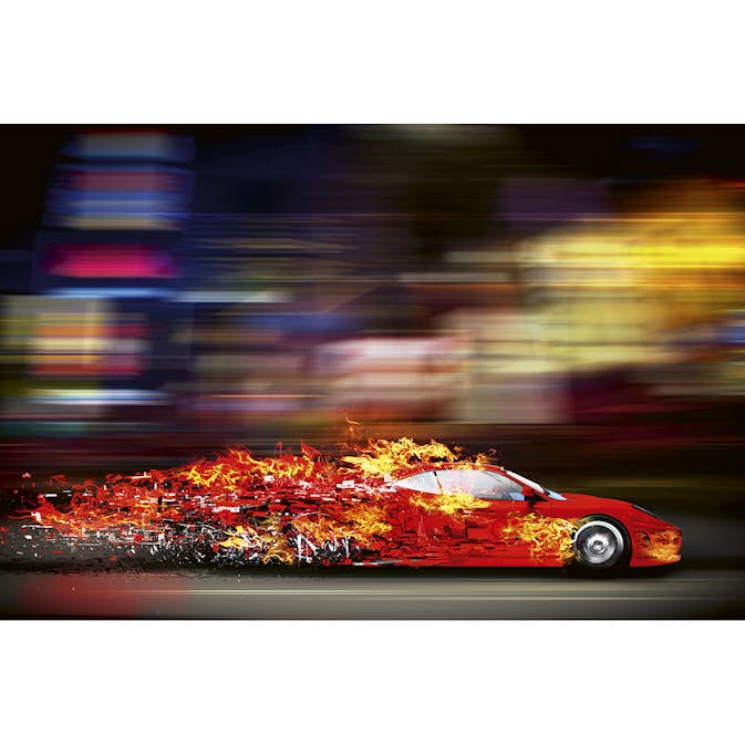 Tapet Dimex Speeding Car