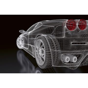 Tapet Dimex Car Model Dark