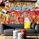 Tapet Dimex Graffiti Street