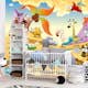 Tapet Dimex Savanna Animals