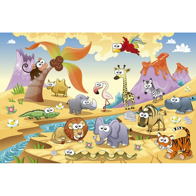 Tapet Dimex Savanna Animals