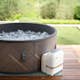 Uppblåsbart Spabad Mspa Mono Frame F-MO082WE 144 Jets med Lock
