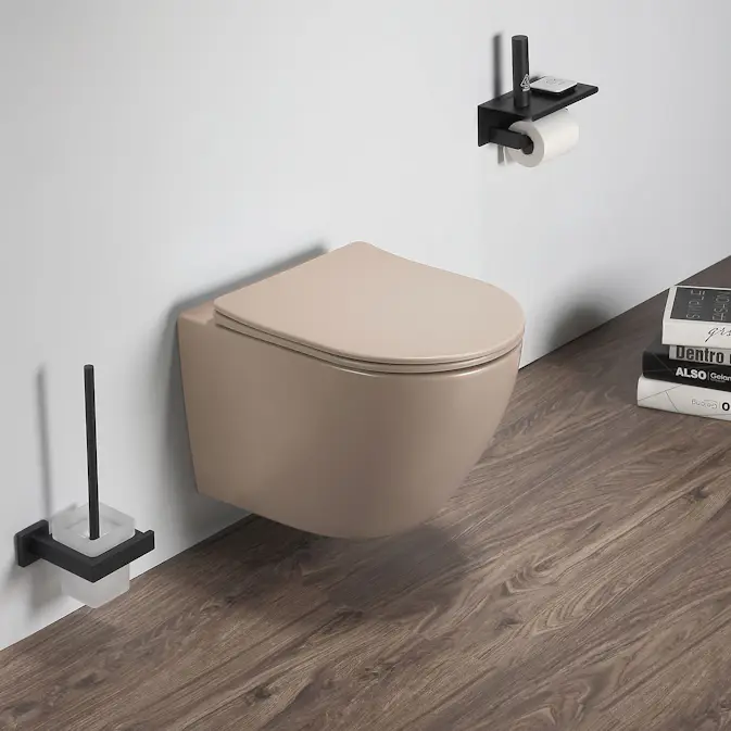 Vägghängd Toalettstol NOURK Oceana Rimfree