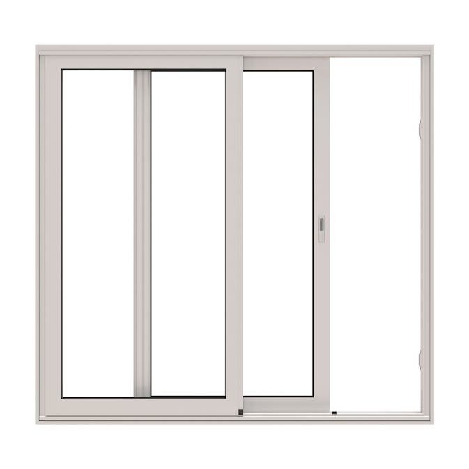 Skjutdörr NorDan HelAlu Aluminium 2-Delad Dubbelspår