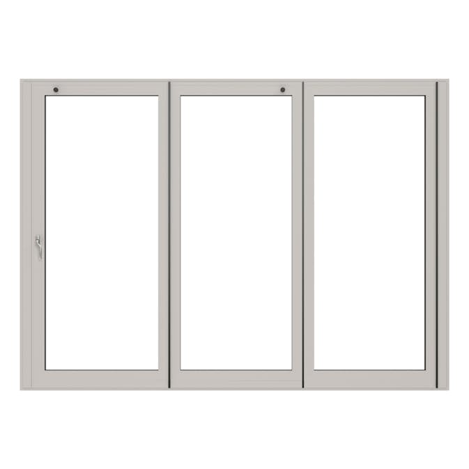 Vikdörrar NorDan HelAlu 6-Delad 3-Glas